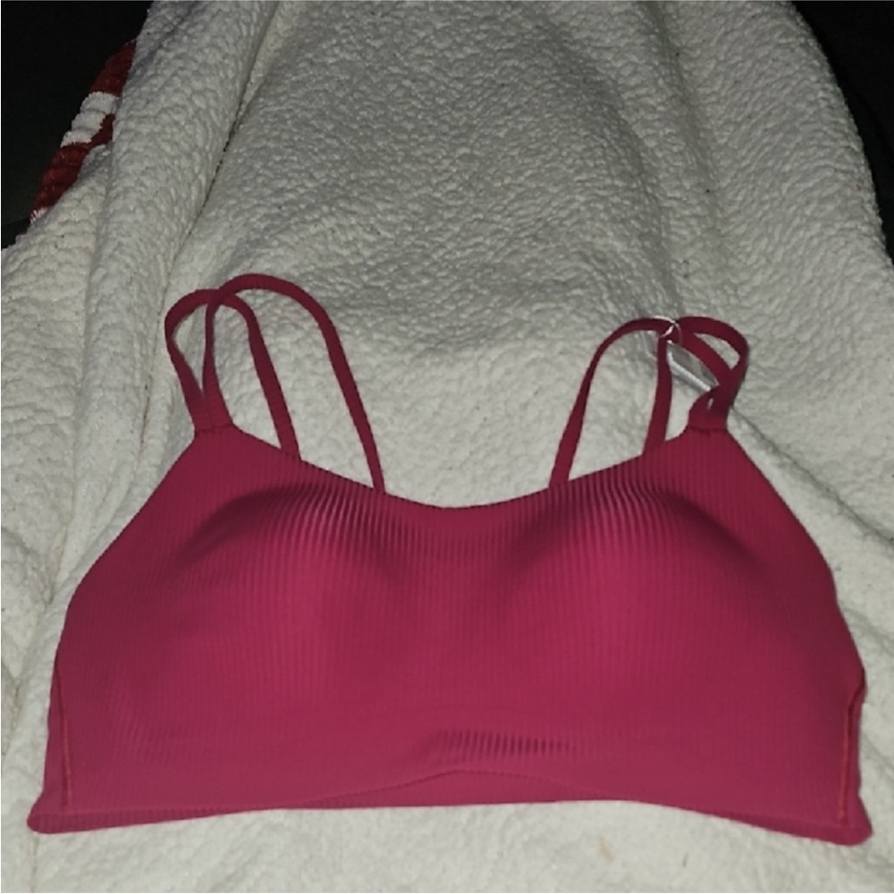 Lululemon Like A Cloud Bra Sz 10 B/C Ribbed Berry Rumble New Sold Out Color!